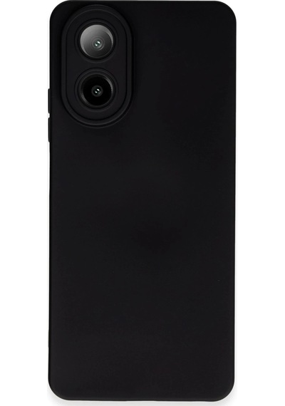 Newface - 819 - Oppo A38 Kılıf Nano İçi Kadife Silikon - Edntrend - - Siyah Sıyah