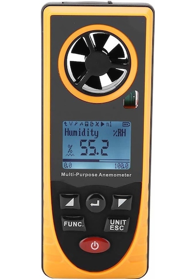 Loyka Bgm8910 Çok Fonksiyonlu Dijital Rüzgar Ölçer Anemometre
