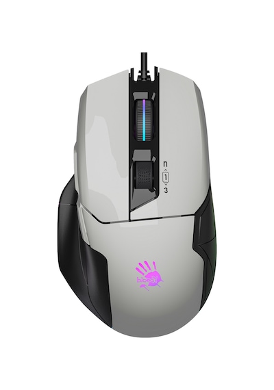Bloody W70 Max P.Beyaz 10K CPI OPT RGB-UC34 Kablolu Optik Oyuncu Mouse