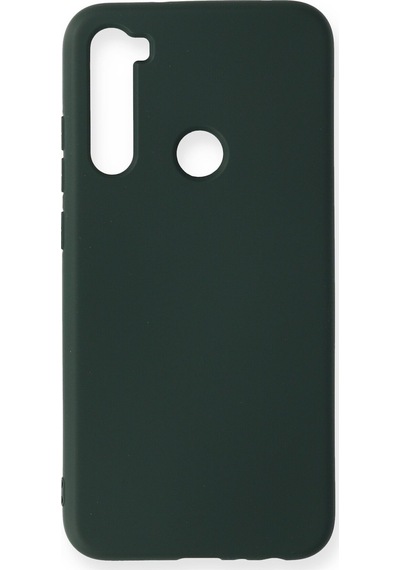 Newface - 488 - Xiaomi Redmi Note 8 Kılıf Nano İçi Kadife Silikon - - Kmrsfres - Koyu Yeşil