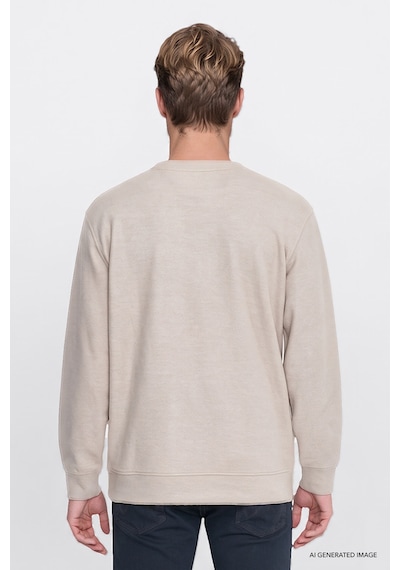 Wrangler Pamuklu Selanik Regular Fit Erkek Sweatshirt W2620080500 Bej