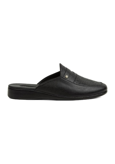 Pierre Cardin Pıercardın Pc-0288 Sıyah Kroko Erkek Terlik Siyah
