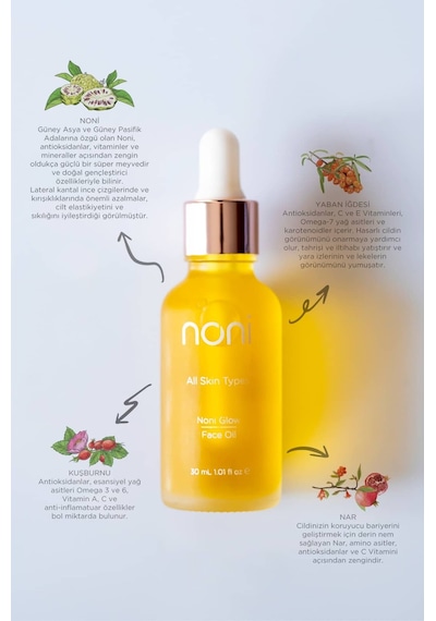 Noni Glow Face Oil Cilt Bakım Yağı 30 ML