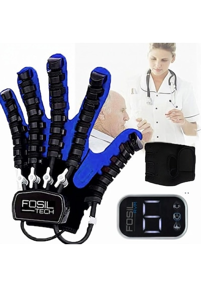 Robotik Egzersiz Eldiveni- Evde Ve Klinik Kullanıma Uygun Sol El