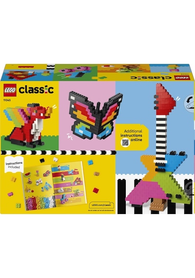 LEGO® Classic Renkli Yaratıcı Yapım Parçaları 11045 - 5 Yaş Üzeri için 14 Model Oluşturulabilen Oyuncak Yapım Seti (820 Parça)