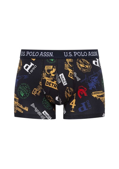 U.s. Polo Assn. Erkek Baskılı-lacivert 2'li Boxer