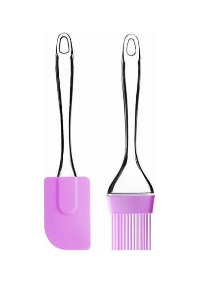 Silikon Yumurta Fırçası Ve Spatula 2'li Set Silikon Çok Renkli Diğer