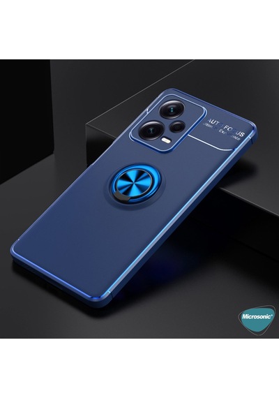 Microsonic Xiaomi Redmi Note 12 Kılıf Kickstand Ring Holder