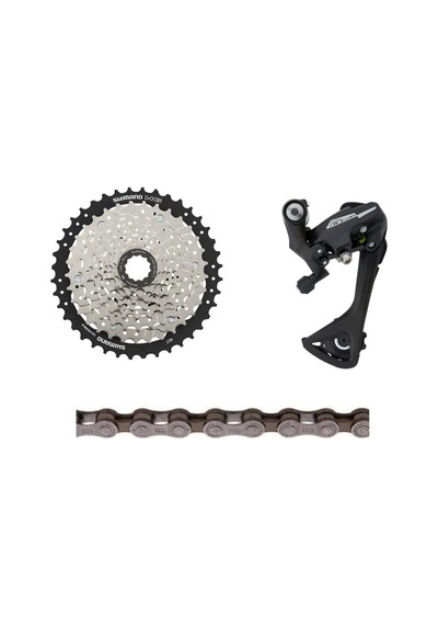 Shimano Acera CS-HG400 8s 11-40 Kaset + Acera RD-M3020 Arka Aktarıcı + HG40 Zincir Seti Gümüş