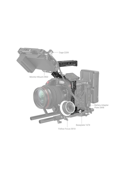 Smallrig 3899 Canon Eos C70 İçin Kafes Kiti