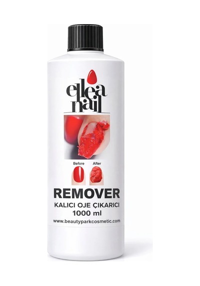 Kalıcı Oje Sökücü Remover 1 Litre Ve Tüy Bırakmayan Tırnak Pedi 1000'li Set