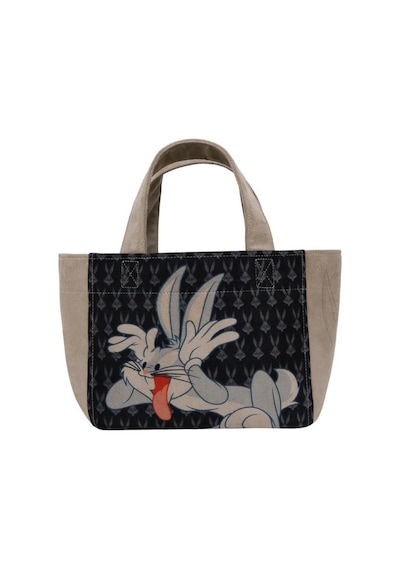 Dogo Kadın Vegan Siyah Medium Tote Bag - Warner Bros Bugs Bunny Playful Bugs Tasarım Açık Bej - Kahverengi Dogo Kadın Vegan Siyah Medium Tote Bag - Warner Bros Bugs Bunny Playful Bugs Tasarım Açık Bej - Kahverengi