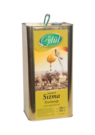 6 Eylül Erken Hasat Naturel Soğuk Sıkım Sızma Zeytinyağı Yeni Hasat 0.5 Asit 5 L