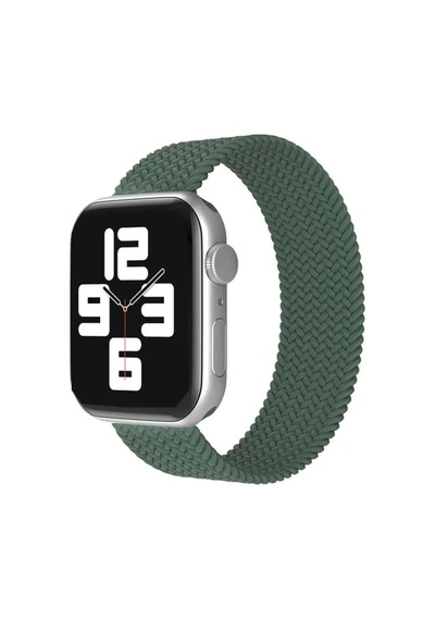 Newface Apple Watch 38mm Ayarlı Solo Silikon Kordon - Haki Yeşil Diğer