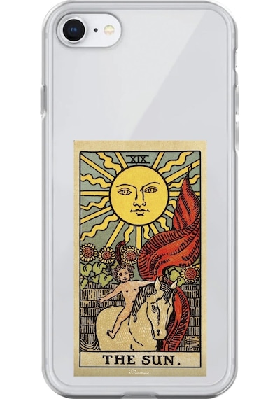 Apple Uyumlu iPhone 6s Plus Şeffaf Kılıf The Sun Tasarımlı