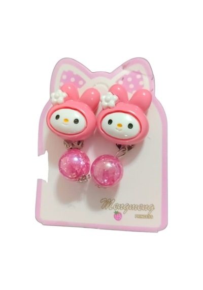 Sevimli My Melody Figürlü Pembe Çocuk Saç Tokası 2 Li Set Çok Renkli