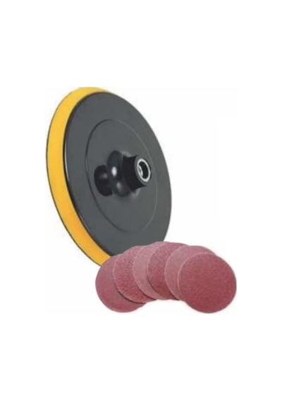 Bay-Tec Cırtlı Disk Zımpara Tabanı 180Mm - 6 Ad Zımpara Hediye (544120651)