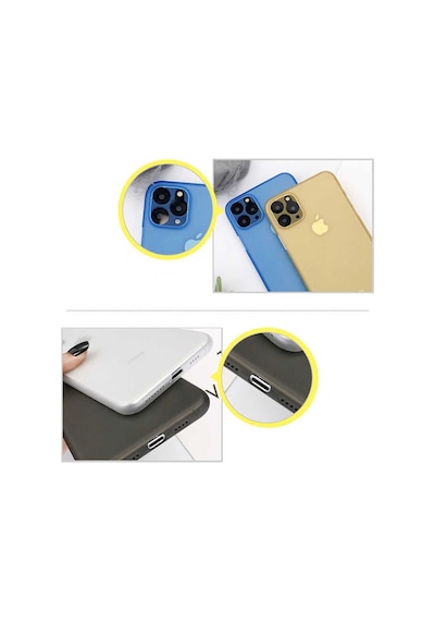 Apple Uyumlu  iPhone 11 Pro Max Kilif Ultra Ince Hayalet Sert Kapak 401550274