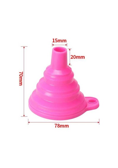 Sla 3d Yazıcı Uv Reçine Filtre Süzgeç -silikon Huni Seti - Pembe