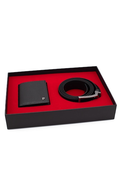 Pierre Cardin Deri Cüzdan & Kemer İkili Set Pc100f-1335s36 Siyah