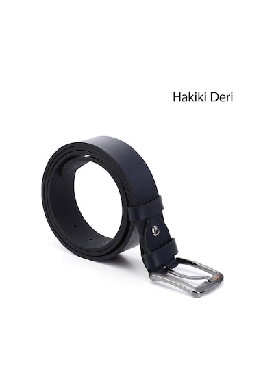 Gönderi(R) Gönderi R Lacivert Antik Hakiki Deri 4 Cm Kot Kemeri Lacivert