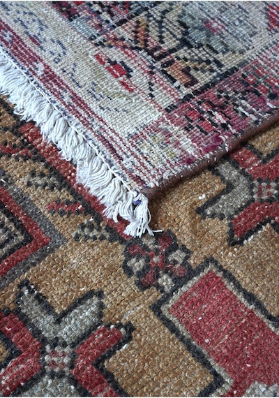 Bohem Stil Vintage Halı Özel Tasarım Anadolu Koleksiyonu Bordo