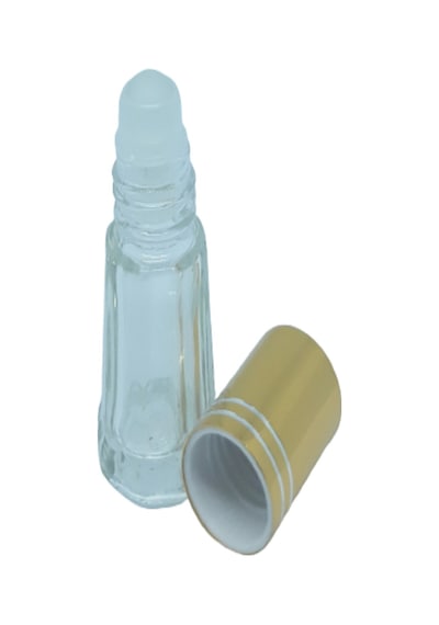 Boş Parfüm Şişesi Boş 3 ML 10 Adet Sarı Kapaklı Roll-on Modeli