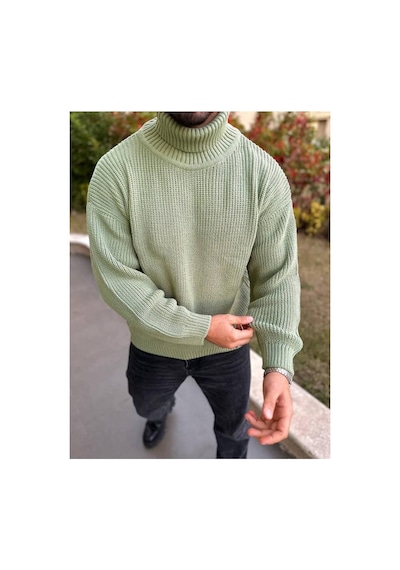 Elku Moda Boğazlı Erkek Kazak Oversize Balıkçı Yaka Geniş Salaş Triko Oversize Triko Açık Bej Elku Moda Boğazlı Erkek Kazak Oversize Balıkçı Yaka Geniş Salaş Triko Oversize Triko Açık Bej