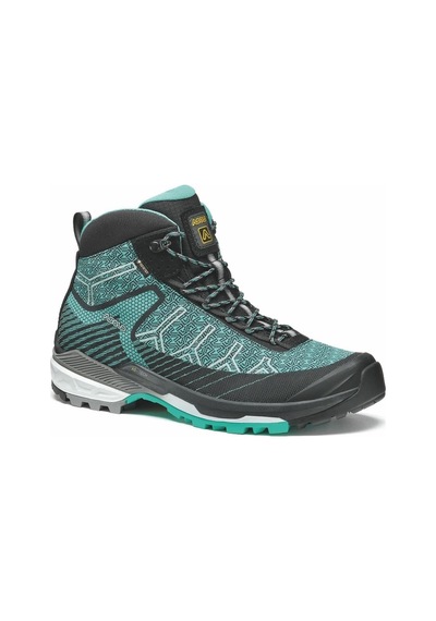 Asolo Falcon Black/aqua Green Gore Tex Kadın Outdoor Bot Mavi