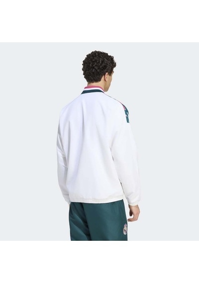 Adidas Kg2956 Real St Tt Real Madrid Stadium Erkek Eşofman Üstü Beyaz