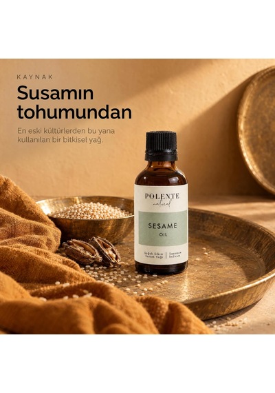Susam Yağı,%100 Saf Ve Doğal, Soğuk Sıkım, 50 Ml Diğer