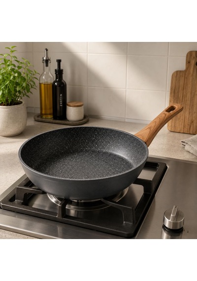 Brillant Tava Tv-6527 Alpha 28 Cm Tek Kulp Siyah