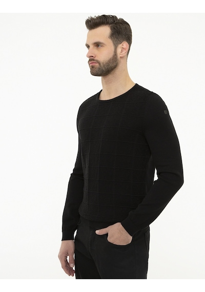 Pierre Cardin Erkek Siyah Kazak /triko 50218120-vr046