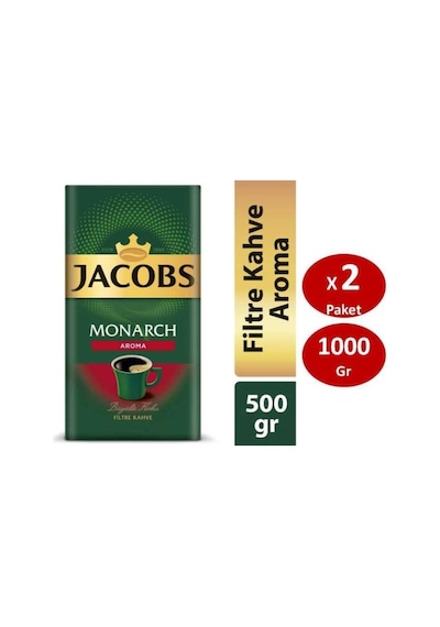 Jacobs Monarch Aromalı Filtre Kahve 2 x 500 G