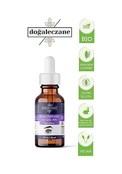 Doğal Eczane Göz Altı Görünüm Tamamlayıcı Şişlik Ve Morluk Karşıtı Göz Çevresi Serumu 30 Ml