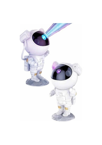 Hubrendy Tekno Astronot Şeklinde Bluetooth Hoparlör Gökyüzü Kumandalı Aydınlatma Lamba