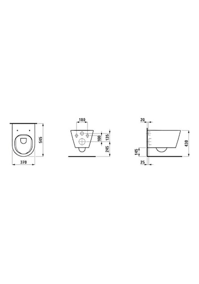 Laufen Kartell Rımless Asma Klozet 8.2033.7.000.000.1