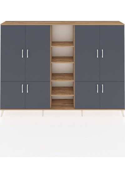 Arges Dolap 14 Raflı 8 Kapaklı 220x30x163 Çam-antrasit/çam Antrasıt/atlas Çam - Atlas Çam Arges Dolap 14 Raflı 8 Kapaklı 220x30x163 Çam-antrasit/çam Antrasıt/atlas Çam - Atlas Çam