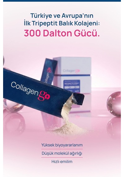 Tr Organik Collagengo Tripeptit Hidrolize Balık Kolajeni 60 Stick