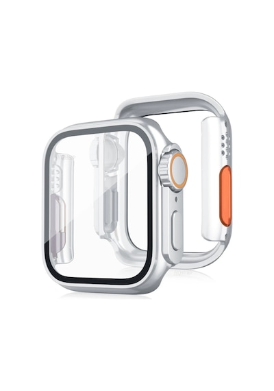 Newface - 434 - Apple Watch Uyumlu 44mm Watch 49mm Kasa Dönüştürücü Ve Ekran Koruyucu - - Csmo-tex - Çöl Titanyum