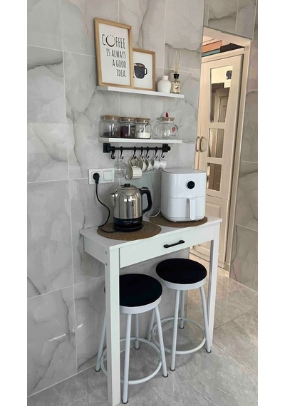 Kahve Köşesi Takımı - Beyaz 80 X 30 X 92