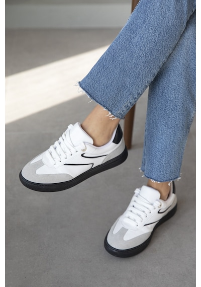 Zitan Spor Ayakkabı Sneaker Siyah Taban Beyaz