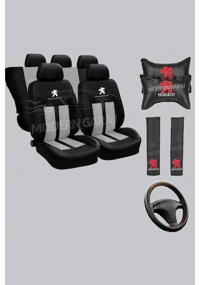 Peugeot Partner Oto Koltuk Kılıfı Boyun Yastığı Kemer Konforu (516835699)