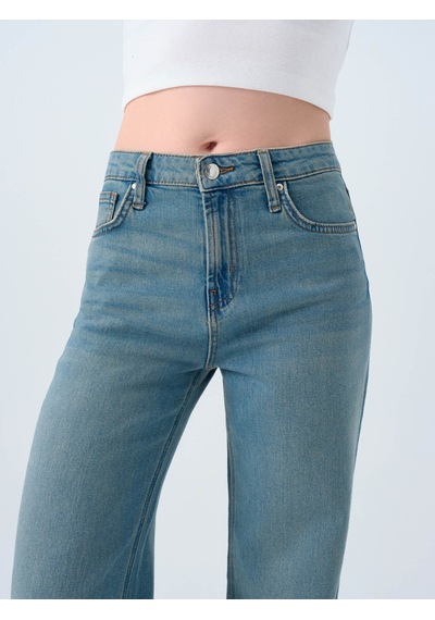 Loft Bella Regular Fit Mavi Kadın Jean Pantolon Lf2039973 Mavi