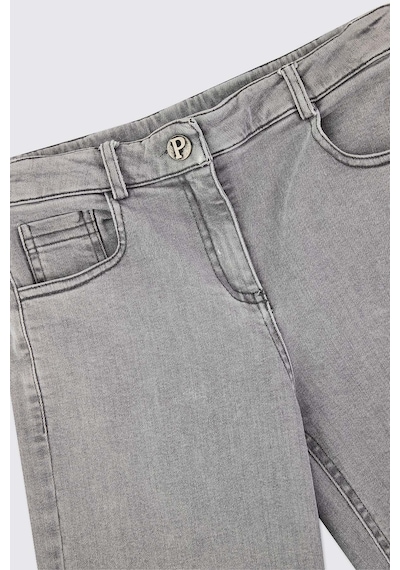 Panço Erkek Çocuk Gri Kot Pantolon 2621bk04010