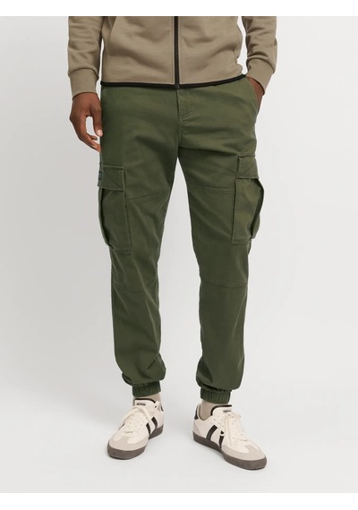 Jack & Jones Jack&jones Jpstkane Jonnie Cuffed Erkek Cargo Pantolon 12268261 Yeşil