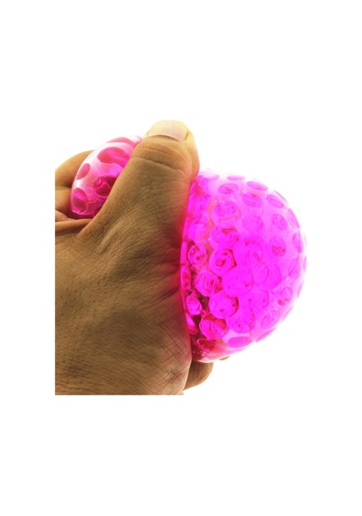 Squishy Stres Topu Pembe Kristal Slime . Mega