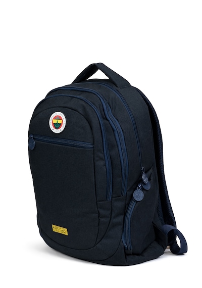 Fenerium Fenerbahçe Lisanslı Lacivert Sırt Çantası - Laptop Bölmeli Kabartma Logolu Okul Çantası