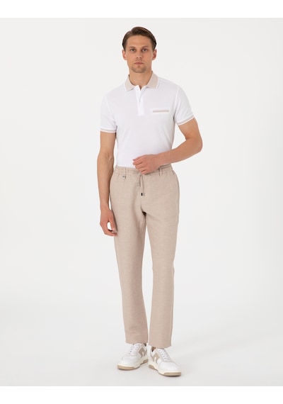 Pierre Cardin Erkek Beyaz Tişört 50307562-vr013 Beyaz