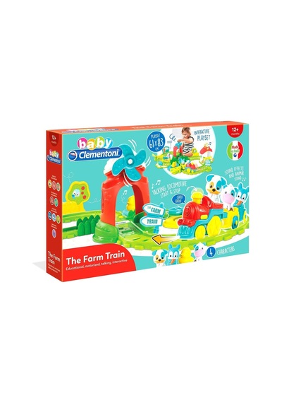 17385 Baby Clementoni Çiftlik Treni / +12 Ay Çok Renkli
